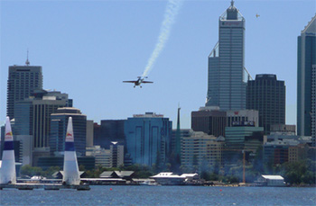 エアレース観戦（レッドブルエアレース）