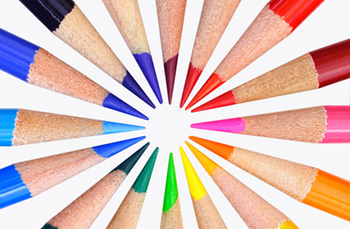 色鉛筆画